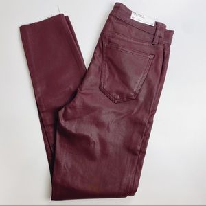 Joe's The Charlie Wax Coated High Skinny Ankle